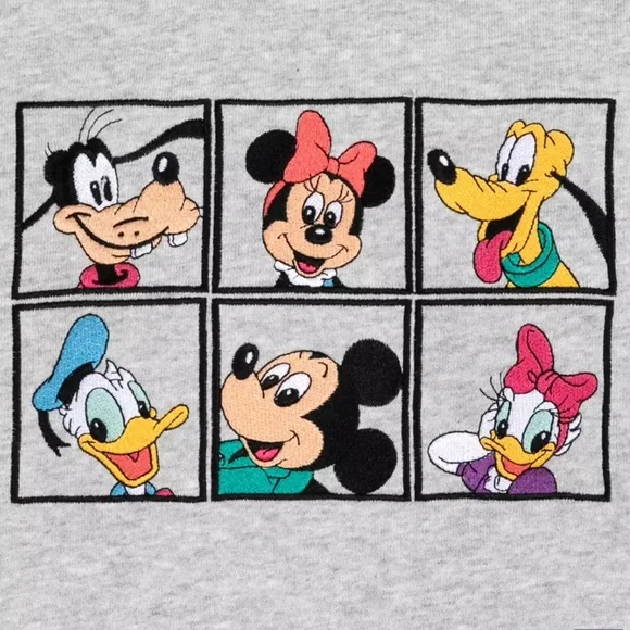 (SOLD) Mickey and Friends Crewneck Sweatshirt - Women’s Large - Picture 3 of 5